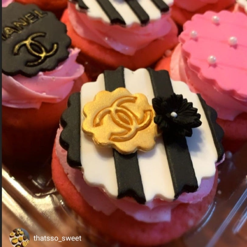 Chanel Inspired Cupcake