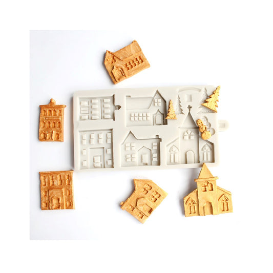 Christmas Gingerbread House Silicone Mold