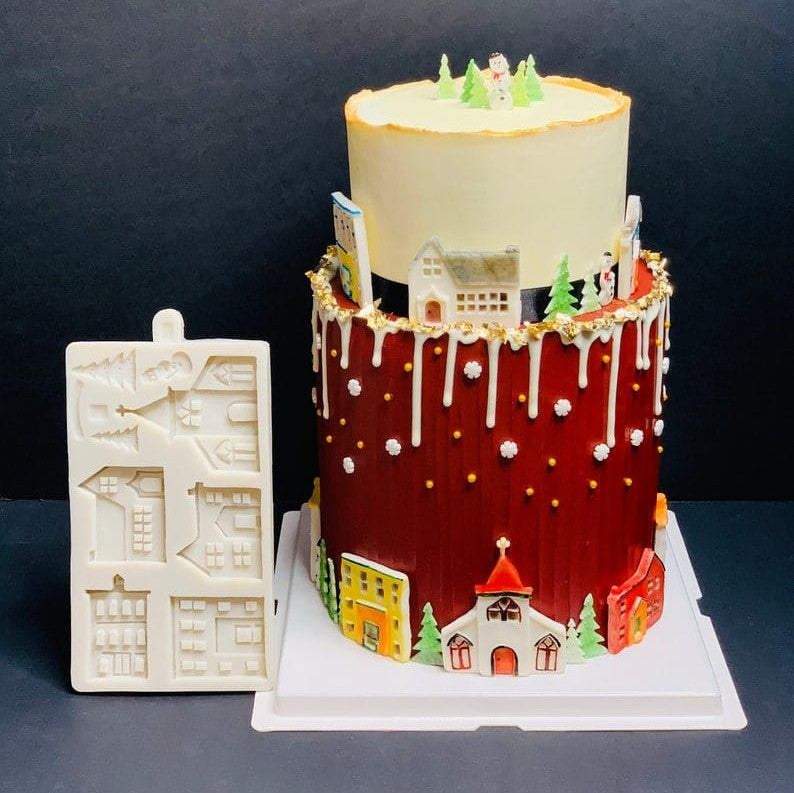 Christmas Village – Silicone Mold (3)