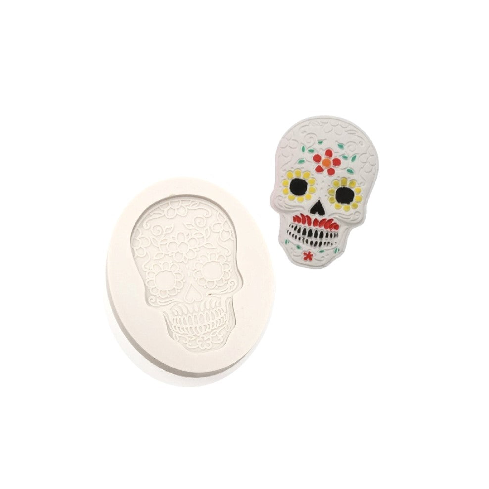 Day Of The Dead Skull - Silicone Mold