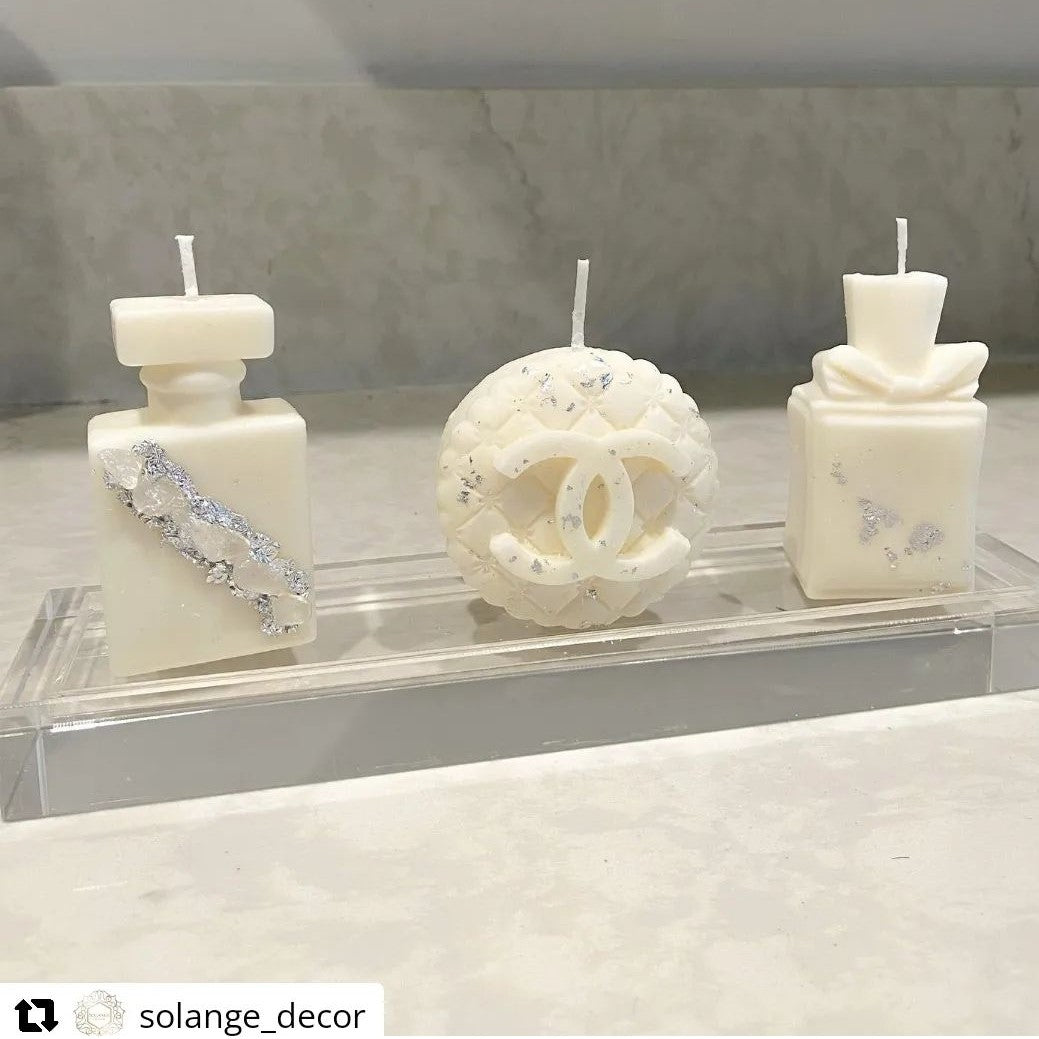 Designer Inspired Bottle Candles