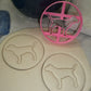 Dog Pink Cookie Cutter