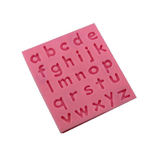 Domed Lowercase Alphabet – Silicone Mold