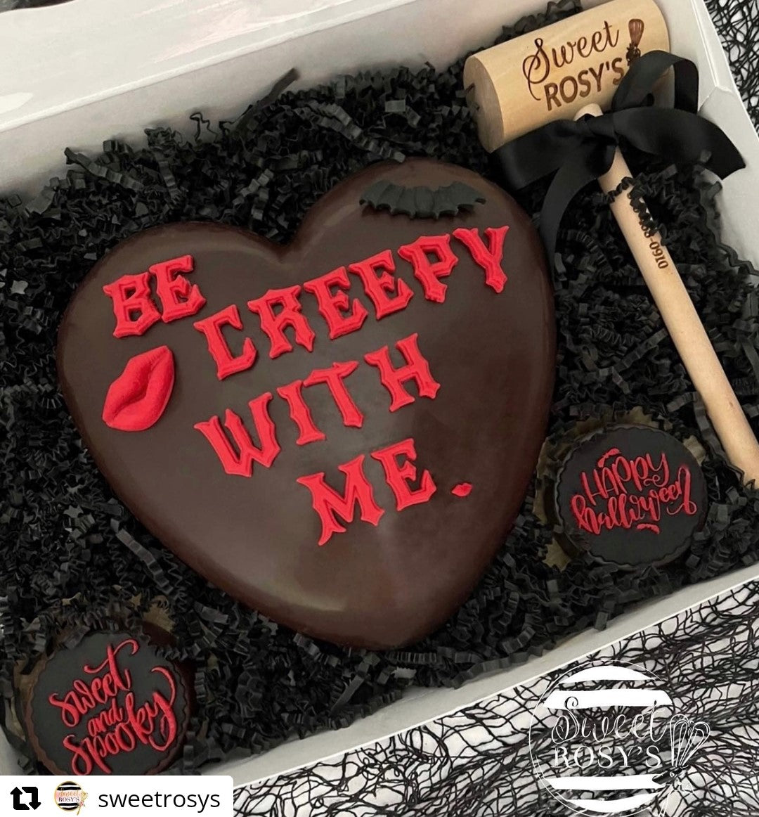 Gothic Alphabet Font Chocolate