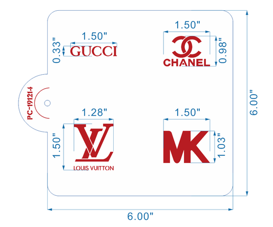 Louis Vuitton – Mini Mesh Stencil – Crystal Candy