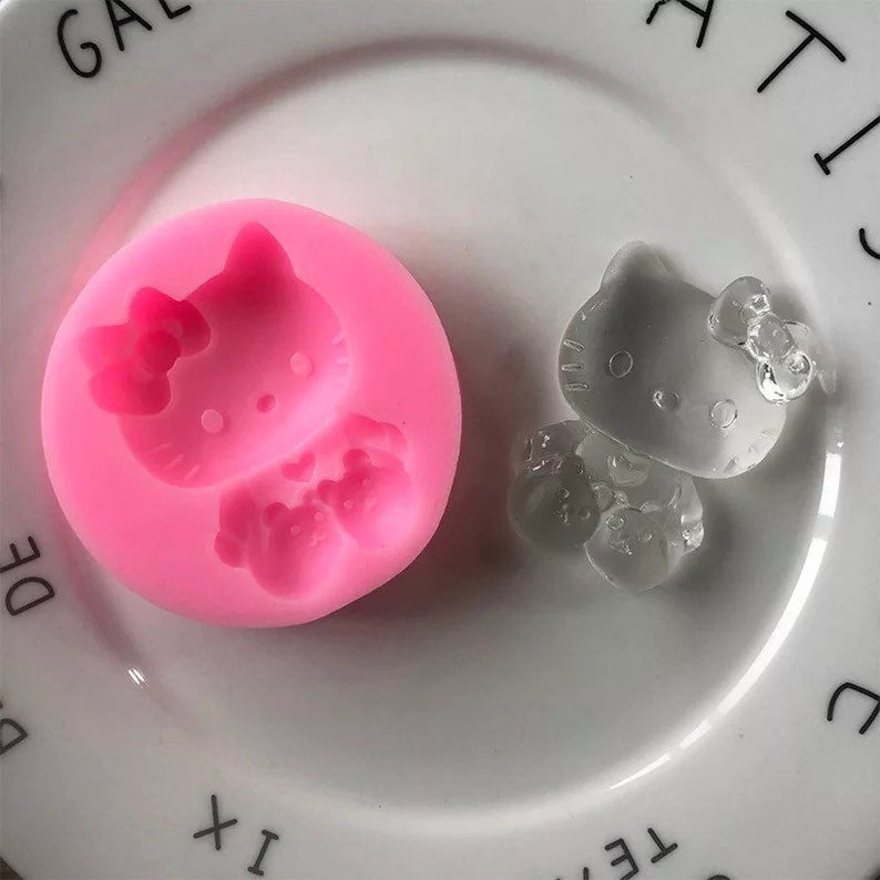 Hello Kitty Heart - Silicone Mold