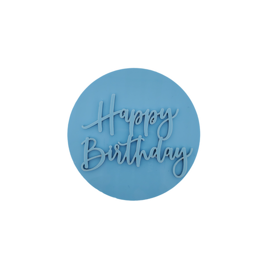 Happy Birthday Embosser Stamp