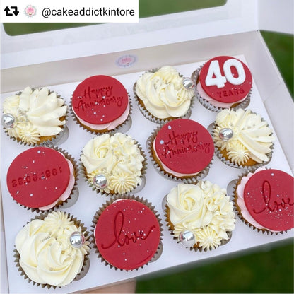 Happy Anniversary Cupcakes