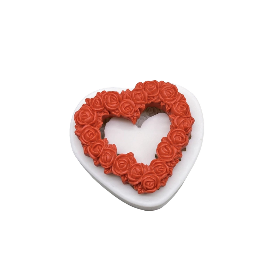 Heart Flower Frame – Silicone Mold