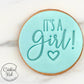 It's A Girl Cookie