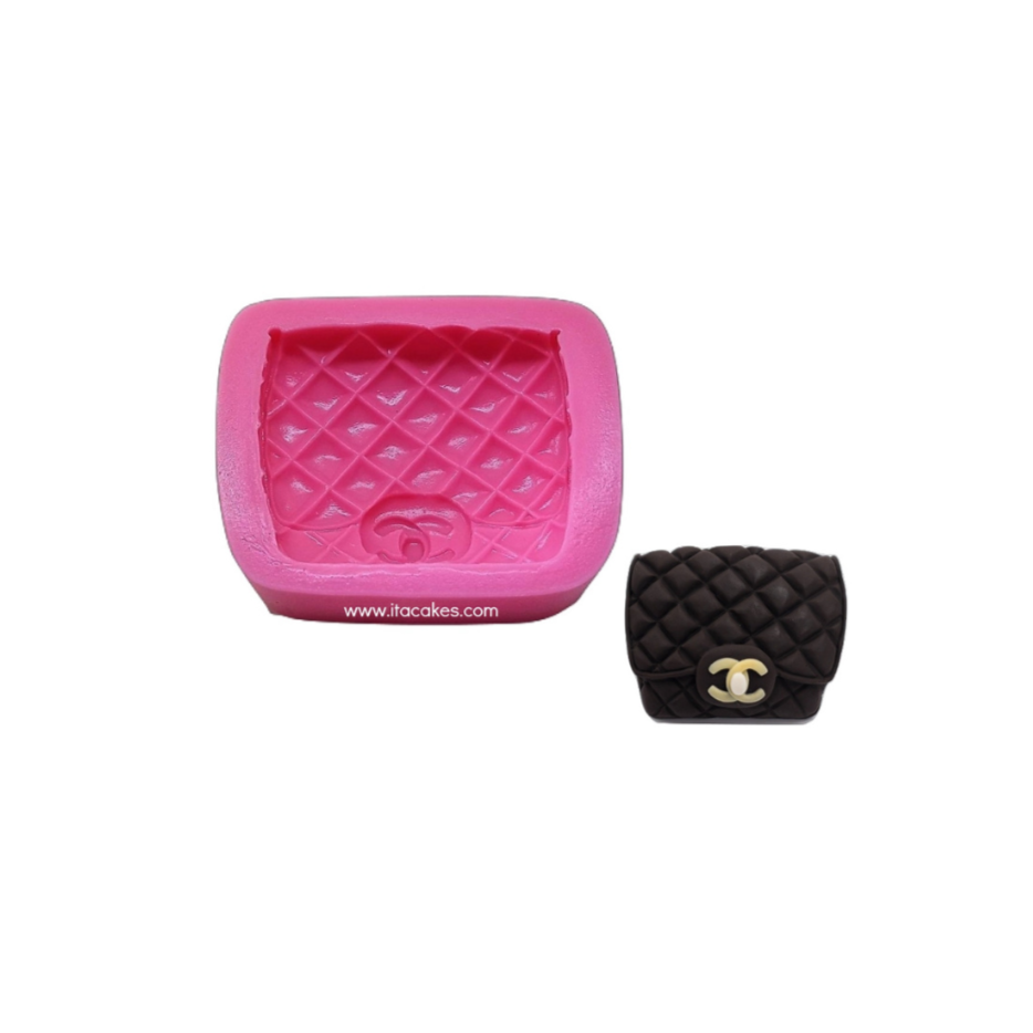 Large CC Quilted Purse – Silicone Mold