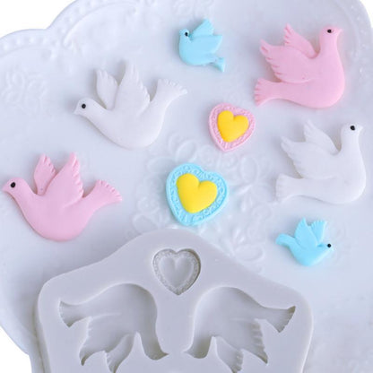 Love of Peace &amp; Heart– Silicone Mold