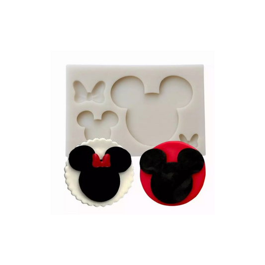 Minnie & Mickey Mouse - Silicone Mold