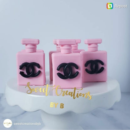 Perfume Bottle Fondant Treat