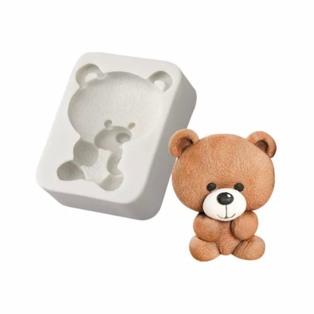 Cute Teddy Bear Silicone Mold-teddy Bear Resin Mold-teddy Bear