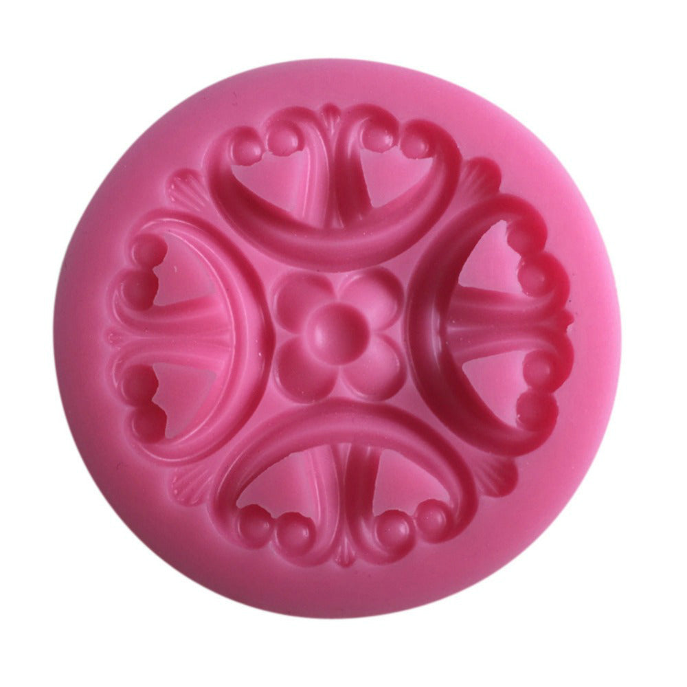 Vintage Flower Brooch Silicone Mold