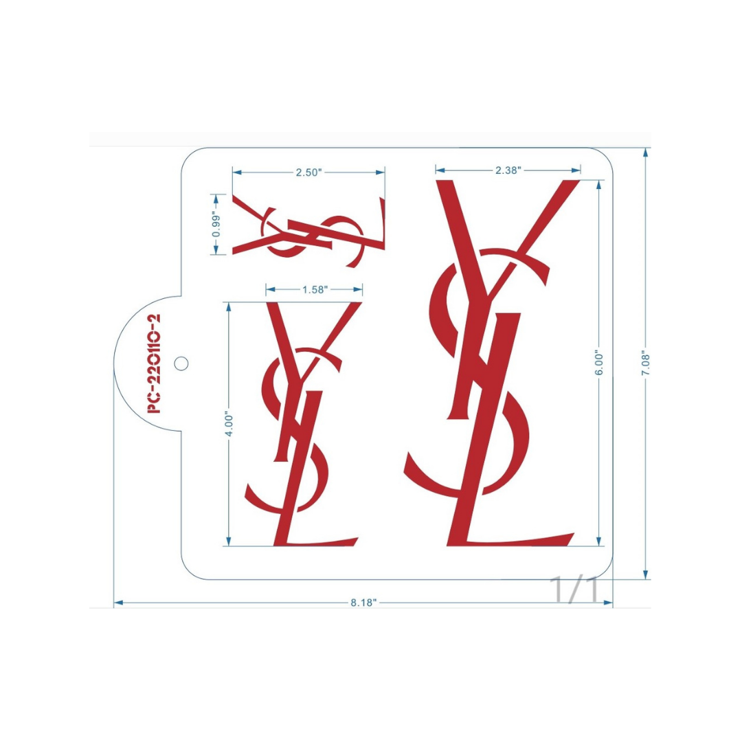 Yves - Stencil – itacakes.com